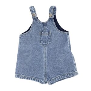 Salopette courte en jean bébé