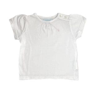 T-shirt bébé fille blanc