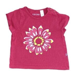 T-shirt bébé fille rose