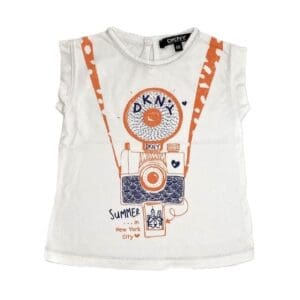 t-shirt bébé fille blanc