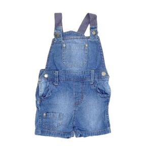 salopette courte en denim