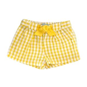 Short bébé fille à carreaux