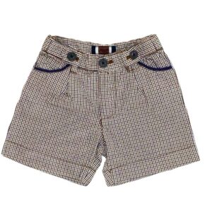 Short bébé garçon à carreaux