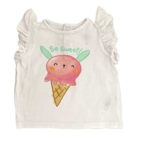 T-shirt bébé fille glace