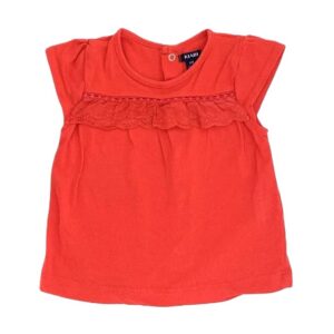 T-shirt bébé fille rouge