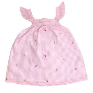Robe bébé à carreaux