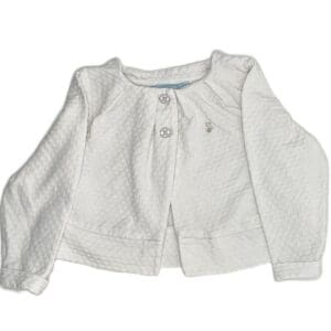 Gilet blanc gaufré