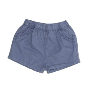 Short bébé fille bleu