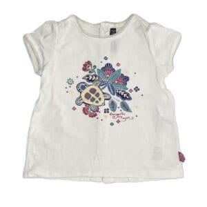 T-shirt bébé fille blanc